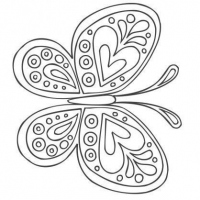 Coloriage-Mandala-papillon-mariposas-Pinterest-Coloring-pages